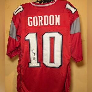 Josh Gordon, Patriots Autographed Jersey